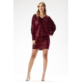 Scurta Rochie Maneca lunga - Cambrata A700