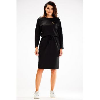 Scurta Rochie Maneca lunga - La baza gatului A606