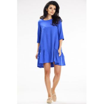 Scurta Rochie Maneca trei sferturi Casual A648