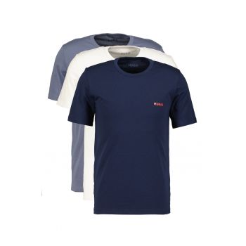 Set de tricouri cu decolteu la baza gatului - 3 piese