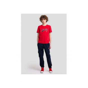 Tricou de bumbac cu imprimeu logo Tomer