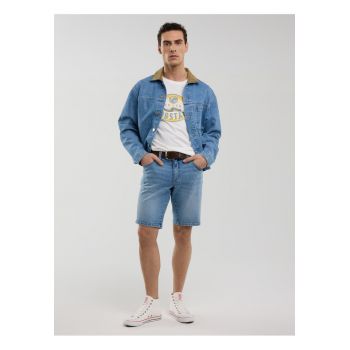 Tricou din bumbac cu logo Stelian