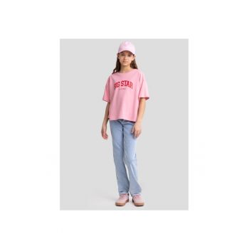 Tricou lejer cu imprimeu logo Noera