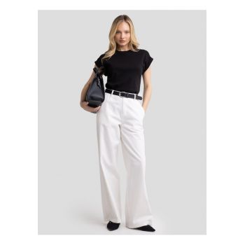 Tricou lejer cu maneci rulate Adela