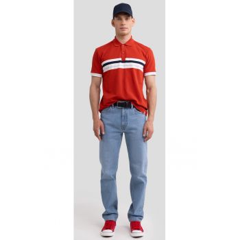 Tricou polo cu dungi Poloer