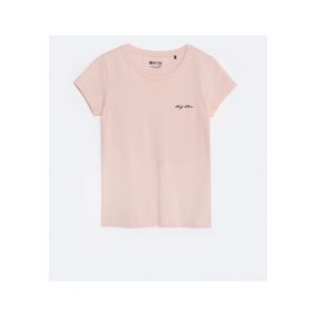 Tricou Slim Fit Cu Mic Logo Brodat