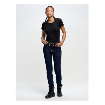 Tricou slim fit dim amestec de bumbac Supiclassica