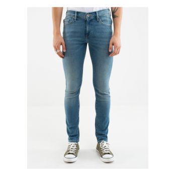 Blugi skinny cu aspect decolorat Jeffray 266