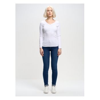 Bluza Henley din amestec de bumbac NATHALIE 101 -