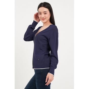 Cardigan cu decolteu in V