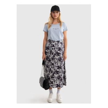 Fusta midi cu imprimeu floral Kareni 906