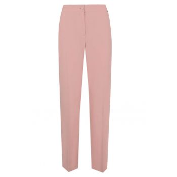 Pantaloni cu croiala conica - Roz pudrat