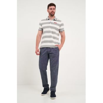 Pantaloni din bumbac cu buzunare laterale