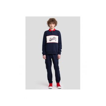 Pantaloni sport cargo - Bleumarin