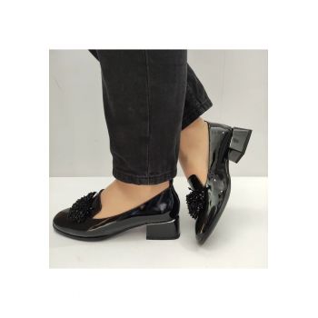 Pantofi Eleganti Dama  740001B Negri Lac - Negru -