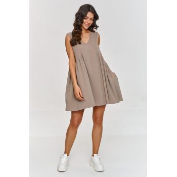 Rochie supradimensionata cu buzunare laterale -