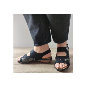 Sandale Casual Dama  65989-01 Negre - Negru -