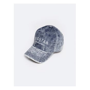 Sapca unisex din denim cu logo brodat