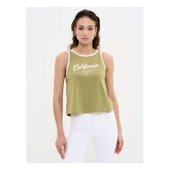 Top de bumbac cu imprimeu Vitalina