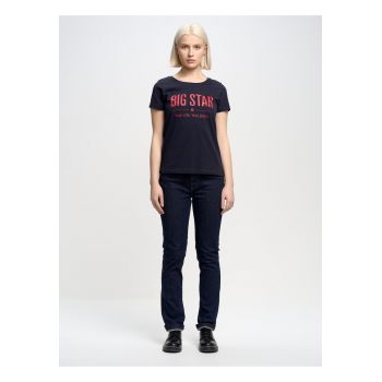 Tricou de bumbac cu decolteu rotund Brunona -