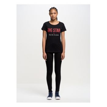 Tricou de bumbac cu imprimeu logo Brunona -