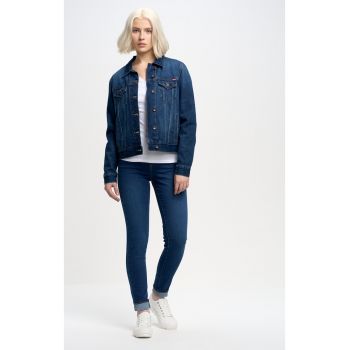 Blugi skinny cu talie inalta Clara