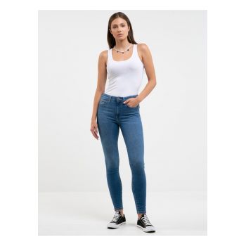 Blugi skinny cu talie inalta si push-up Melinda 340