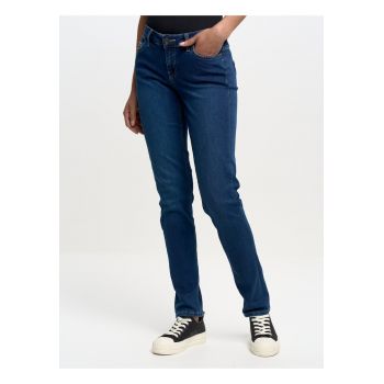 Blugi slim fit cu talie joasa Katrina 359