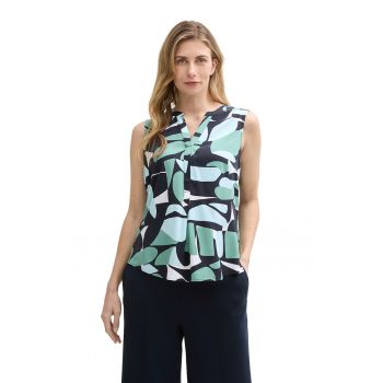 Bluza fara maneci cu guler tunica