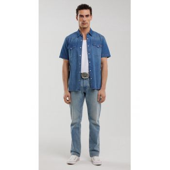 CAMASA DENIM CU MANECA SCURTA