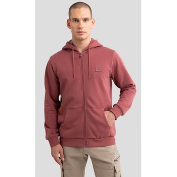 Hanorac cu fermoar si aplicatie logo ARTISH ZIP 602