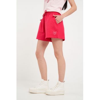 Pantaloni scurti relaxed fit cu buzunare oblice