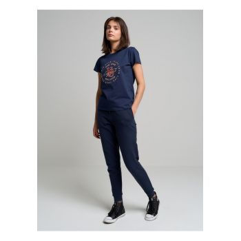 Pantaloni sport cu detaliu logo cauciucat Kathy 403