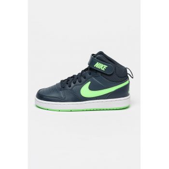 Pantofi sport mid-high cu insertii de piele Court Borough