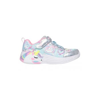 Pantofi sport Unicorn cu buton de pornire/oprire
