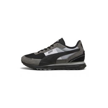 Pantofi sport unisex cu detalii de piele intoarsa Road Rider