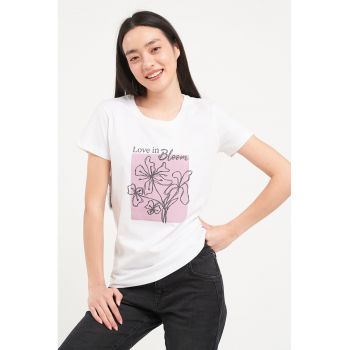 Tricou de bumbac cu imprimeu