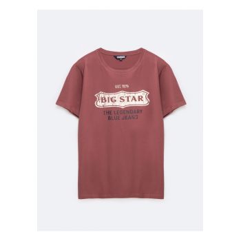 Tricou de bumbac cu maneci cazute