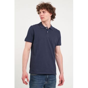 Tricou polo de bumbac din pique