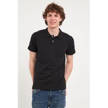 Tricou polo de bumbac din pique