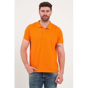Tricou polo din bumbac de pique