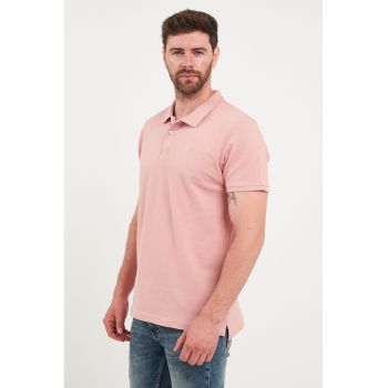 Tricou polo din bumbac de pique