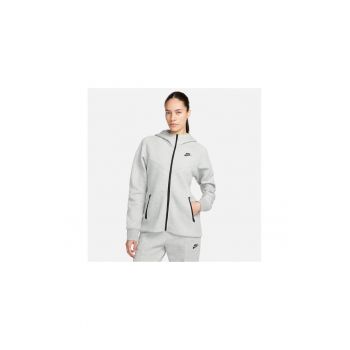 Bluza sport -  W Nsw Tech Fleece Wr Fz Hdy Heather Grey/Black -