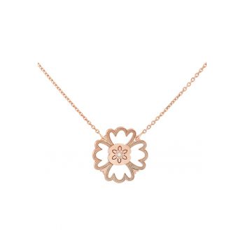 Colier Diamond rose gold Faith Flower