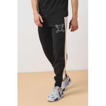 Pantaloni de trening cu benzi laterale contrastante Puma X One Piece