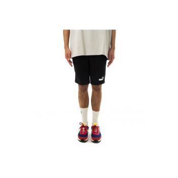 Pantaloni scurti  Ess Jersey - Bumbac - Negru