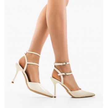 Pantofi dama Sureha Albi