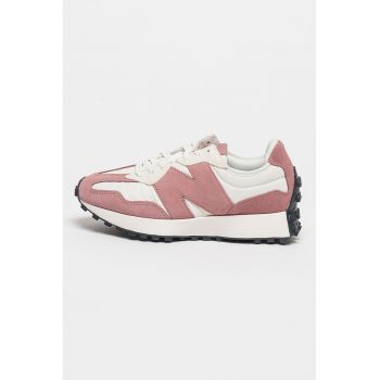 Pantofi sport cu garnituri din piele intoarsa 327