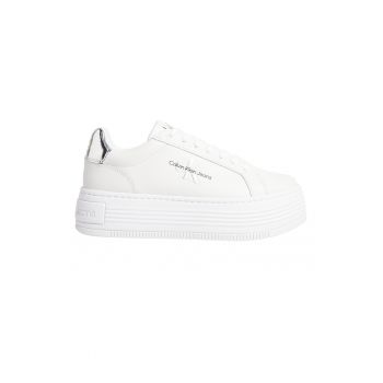 Pantofi sport de piele cu platforma