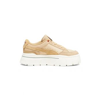 Pantofi sport de piele ecologica cu garnituri din piele intoarsa Mayze Stack